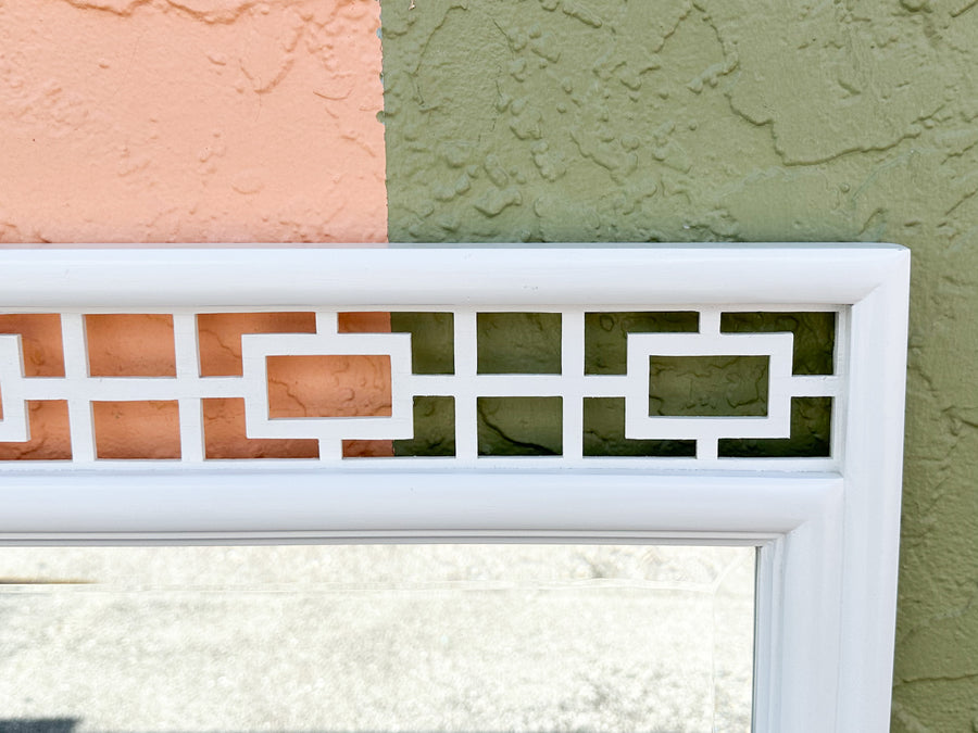 Palm Beach Chic Fretwork Mirror