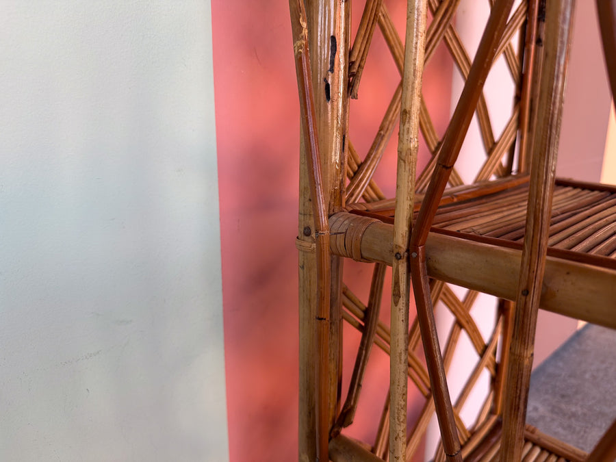 Petite Rattan Etagere