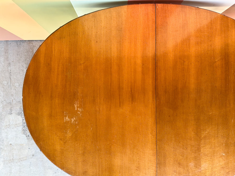 Handsome Faux Bamboo Dining Table