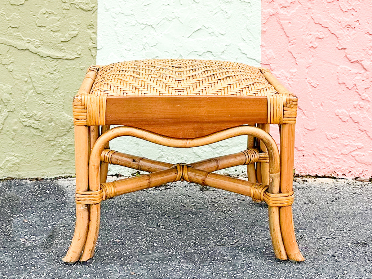 Cute Rattan Foot Stool