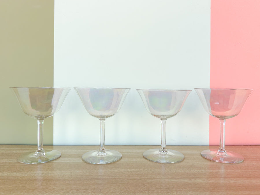 Set of Twelve Iridescent Coupes