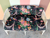 Faux Bamboo and Cane Bench