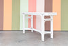 Pencil Reed Twisted Rattan Console