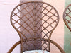 Pair of Ficks Reed Balloon Back Rattan Chairs