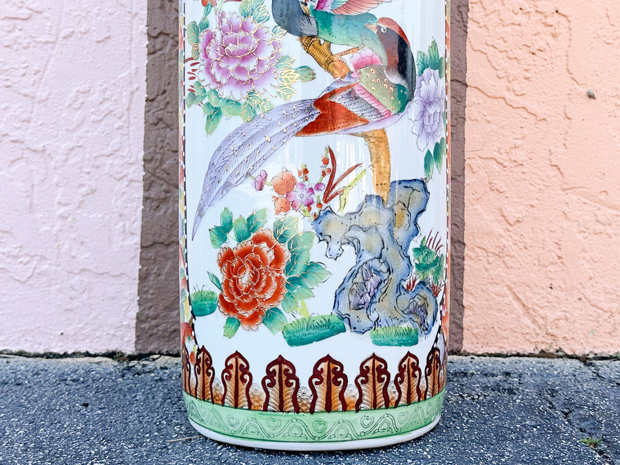 Large Chinoiserie Umbrella Stand