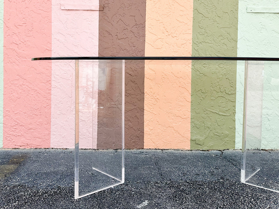 Chic Lucite Dining Table