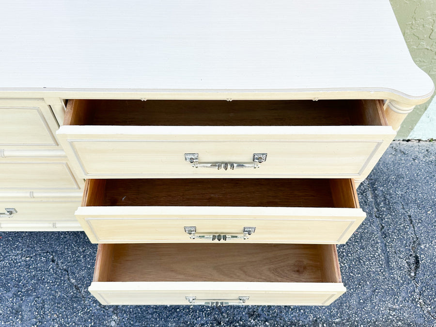 Henry Link Faux Bamboo Double Dresser