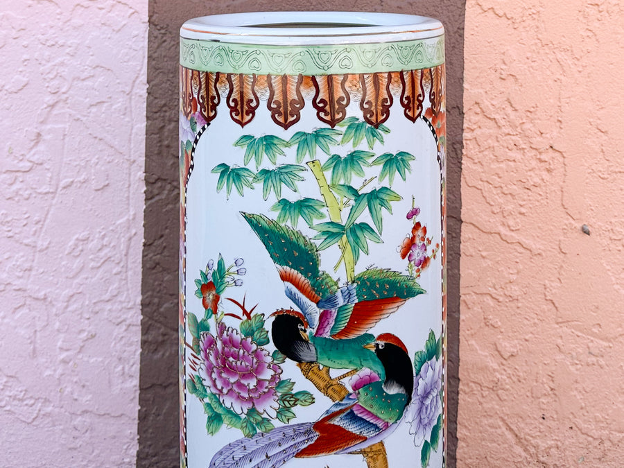 Large Chinoiserie Umbrella Stand