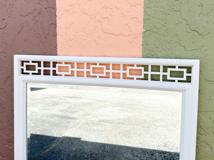 Palm Beach Chic Fretwork Mirror
