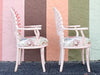 Set of Eight Shell Back Dining Chairs
