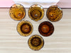 Set of Six Tortoiseshell Goblets