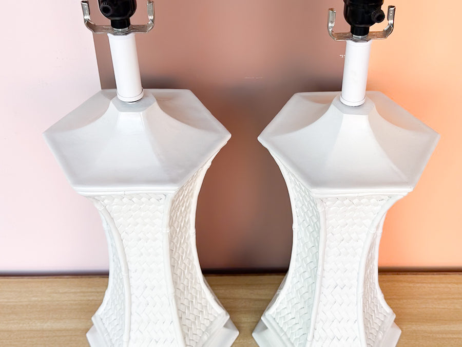 Pair of Lattice Love Lamps