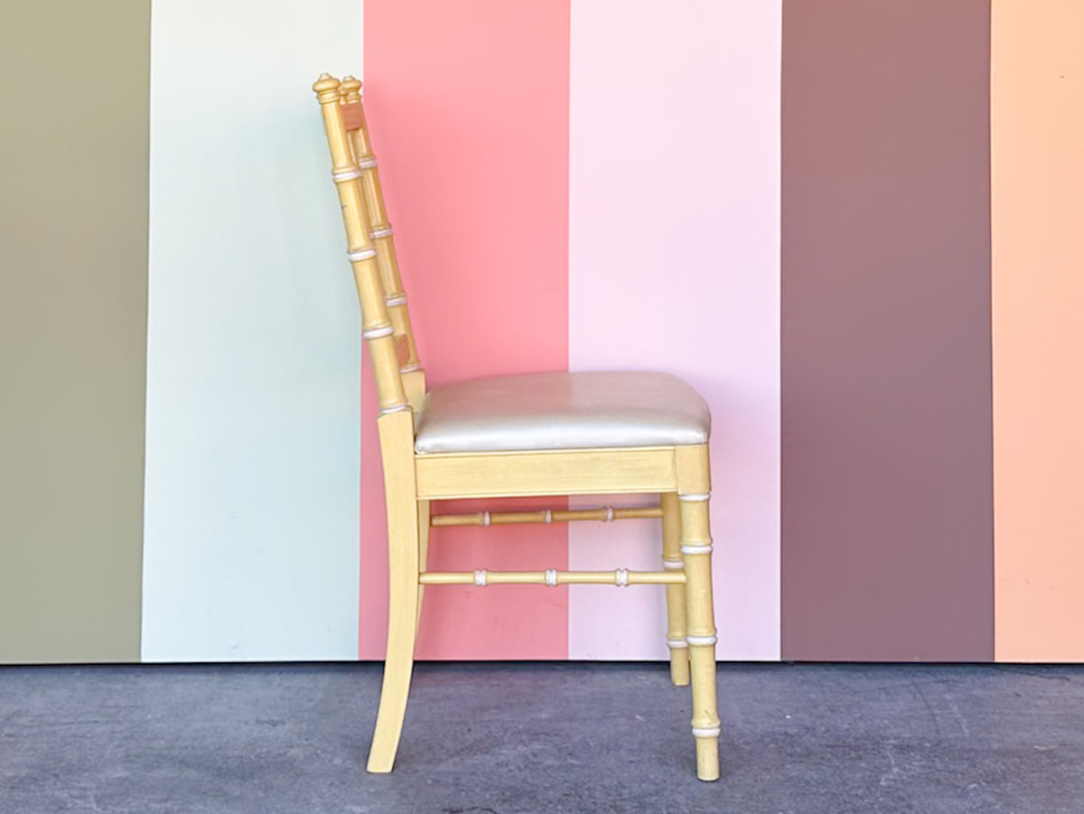 Thomasville Faux Bamboo Corner Desk and Chair