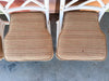 Set of Four Chippendale Rattan Dining Chairs