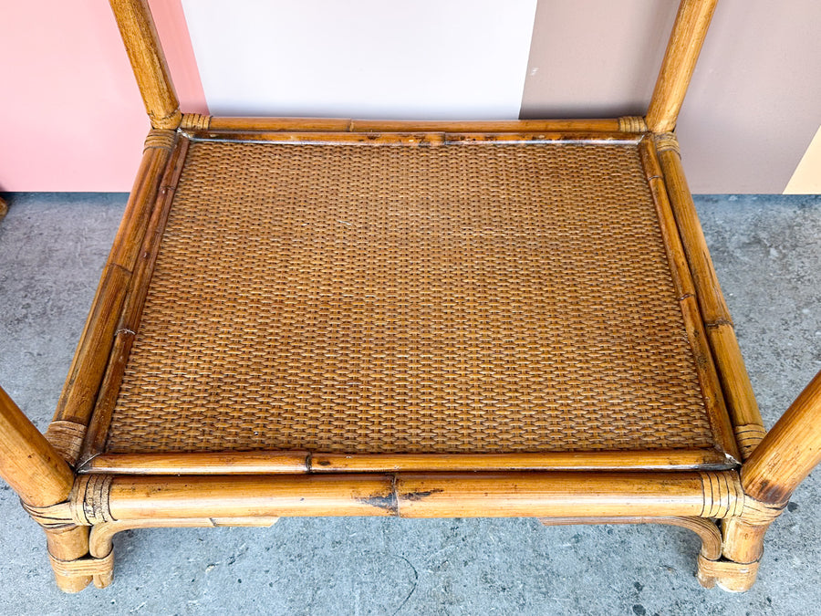 Pair of Rattan Side Tables