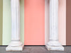 Pair of Greek Chic Pedestals