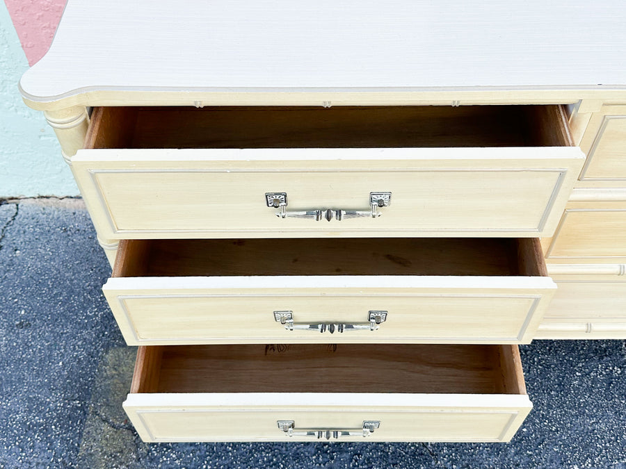 Henry Link Faux Bamboo Double Dresser