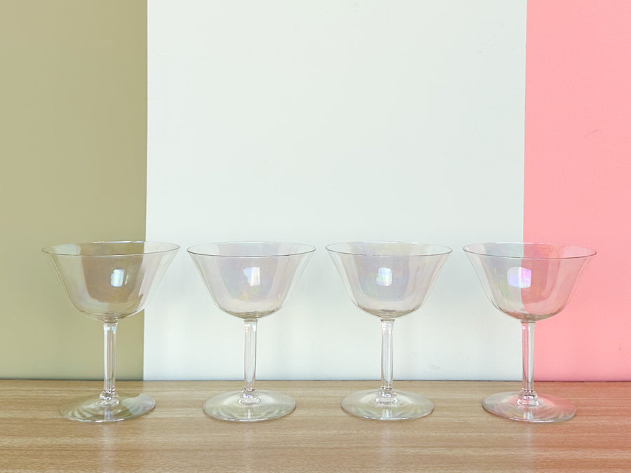 Set of Twelve Iridescent Coupes