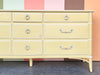 Yellow Thomasville Faux Bamboo Dresser