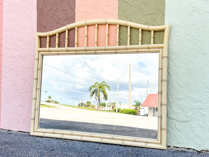 Thomasville Faux Bamboo Mirror
