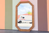 Handsome Faux Bamboo Mirror