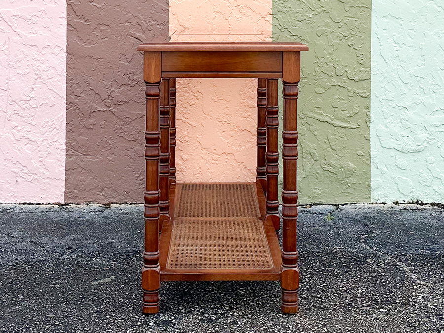 Handsome Faux Bamboo Console