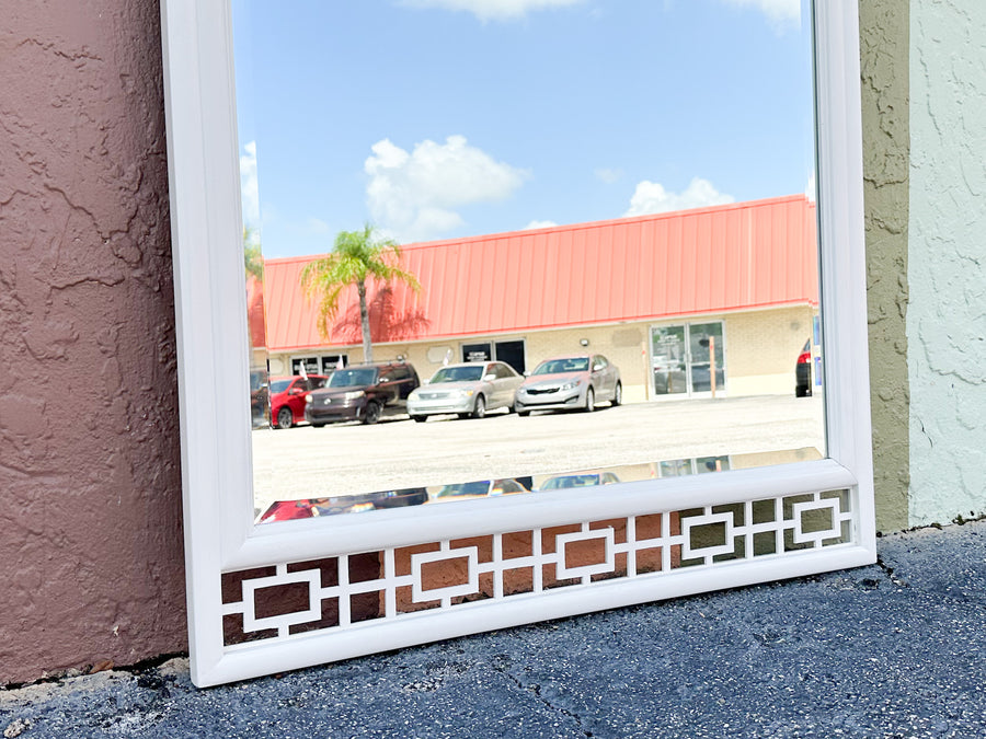 Palm Beach Chic Fretwork Mirror