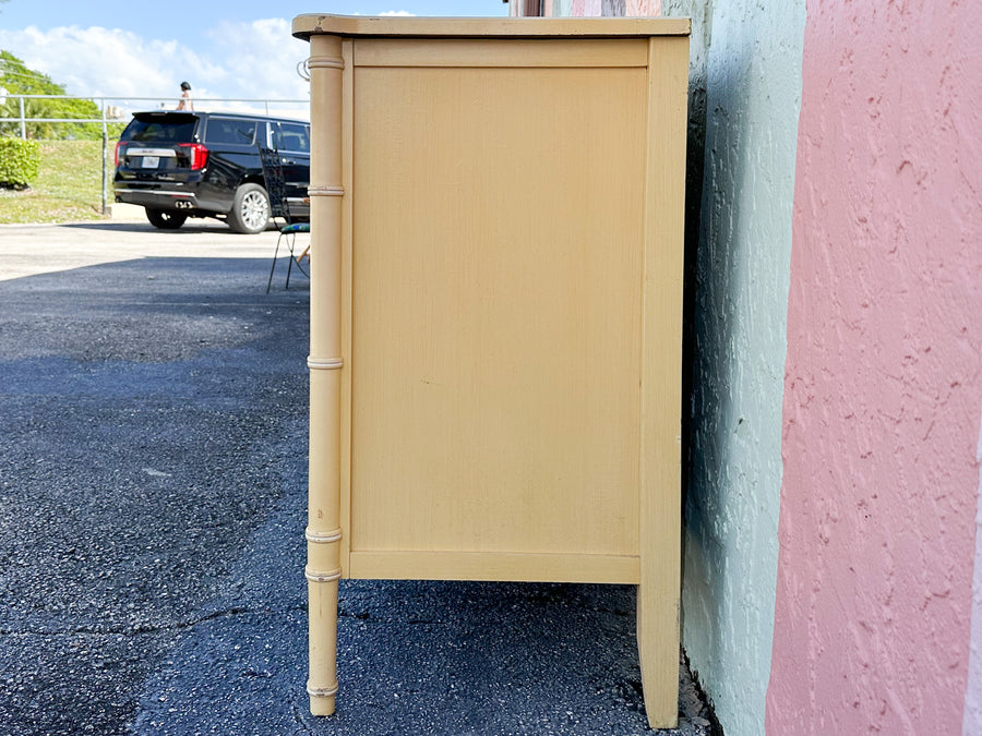 Faux Bamboo Dresser