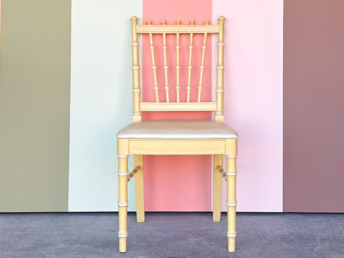 Thomasville Faux Bamboo Corner Desk and Chair
