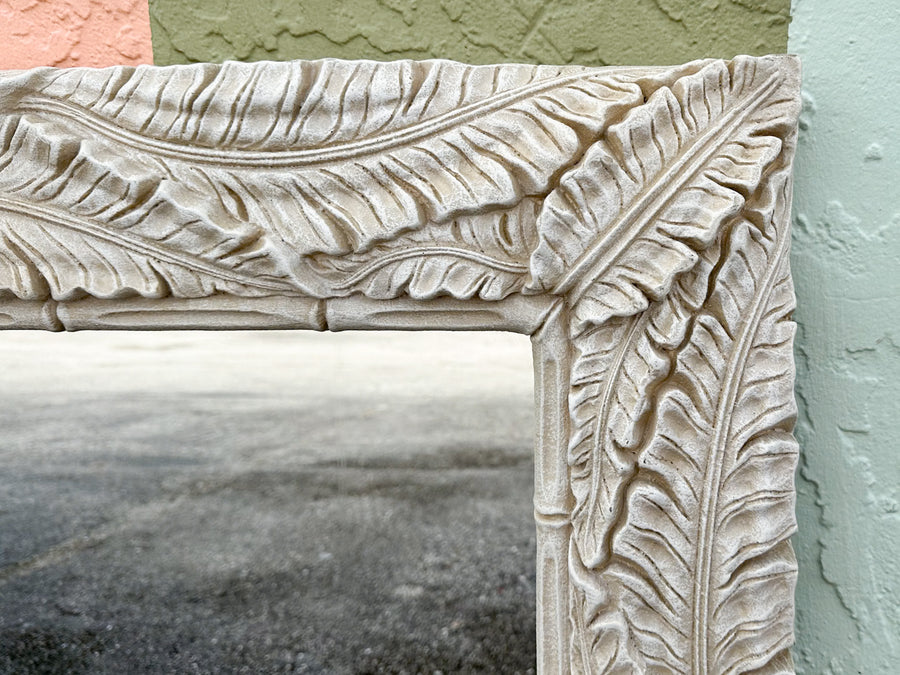 Tropical Chic Palm Leaf Mirror