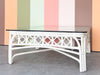 Palm Beach Chic Rattan Coffee Table