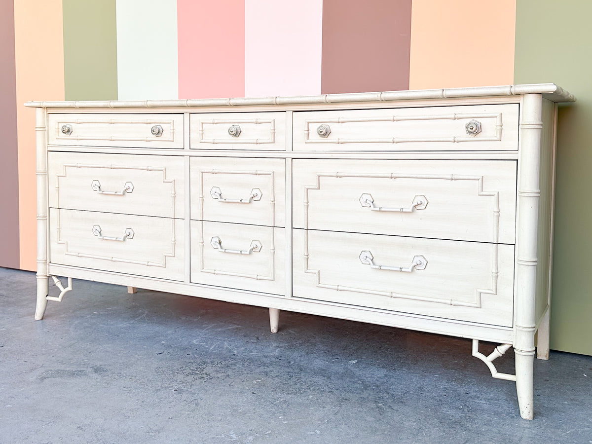 Thomasville Faux Bamboo Dresser