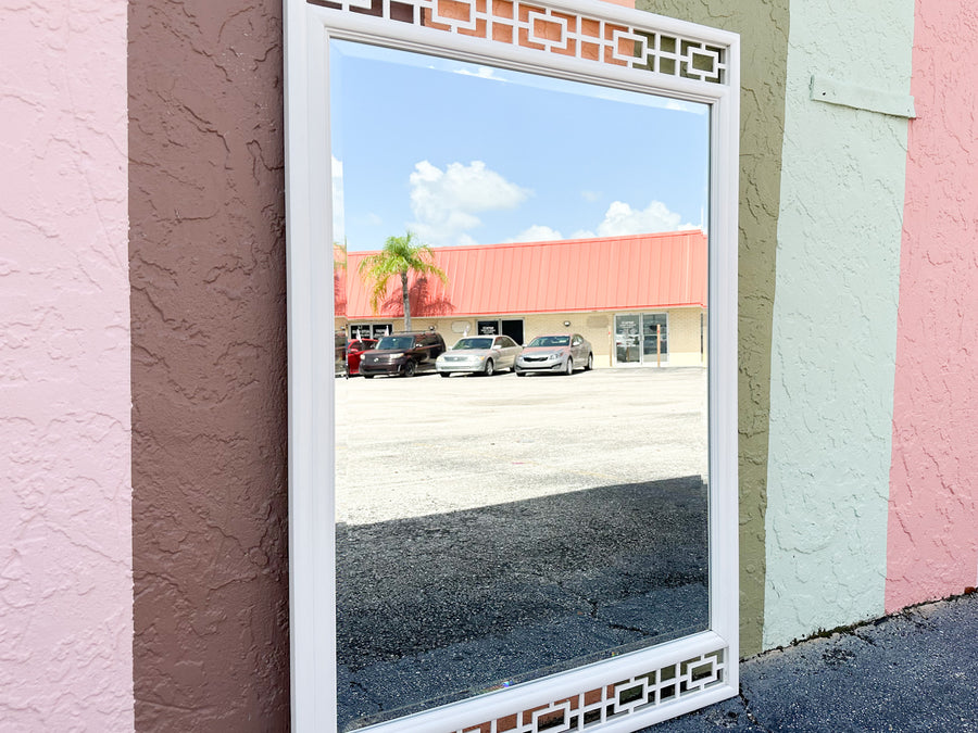Palm Beach Chic Fretwork Mirror