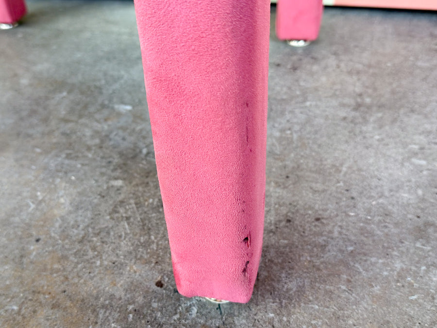 Pair of Hot Pink Parsons Stools