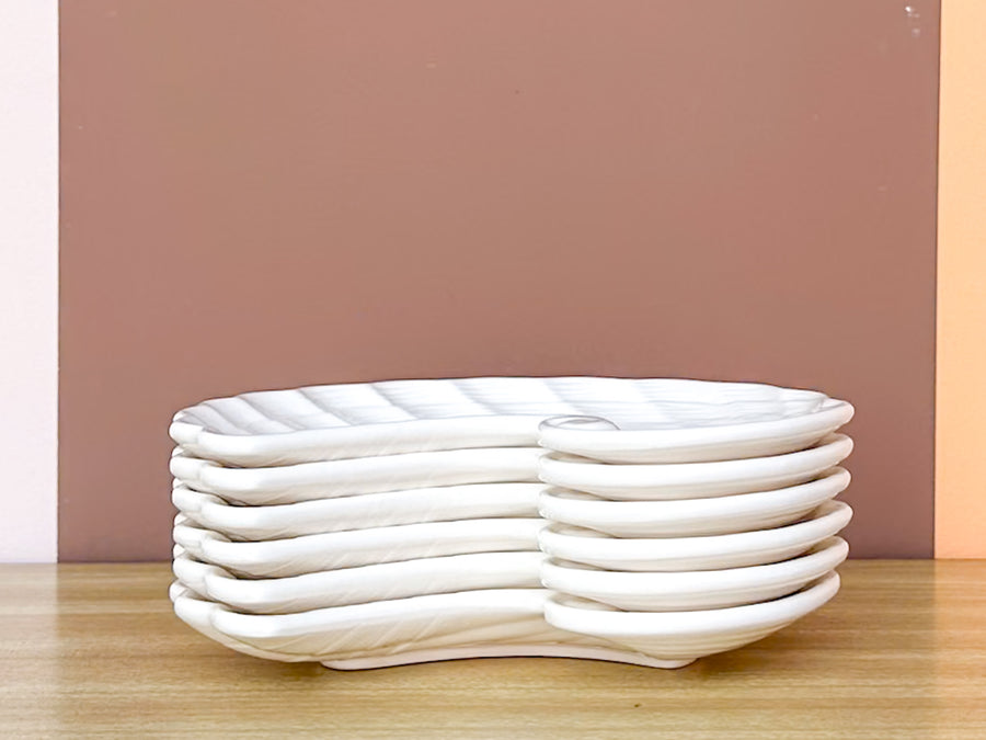 Set of Six Kips Bay Show House Shell Appetizer Plates