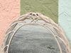 Faux Bamboo Palm Leaf Mirror