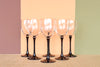 Set of Six Spooky Wine Glasses