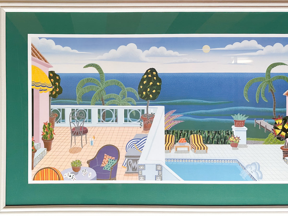 Large Thomas McKnight Gulf Stream Framed Print