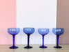 Set of Eight Cobalt Coupes