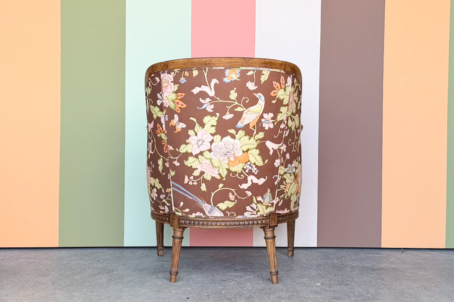 Chinoiserie Chic Bergere Chair