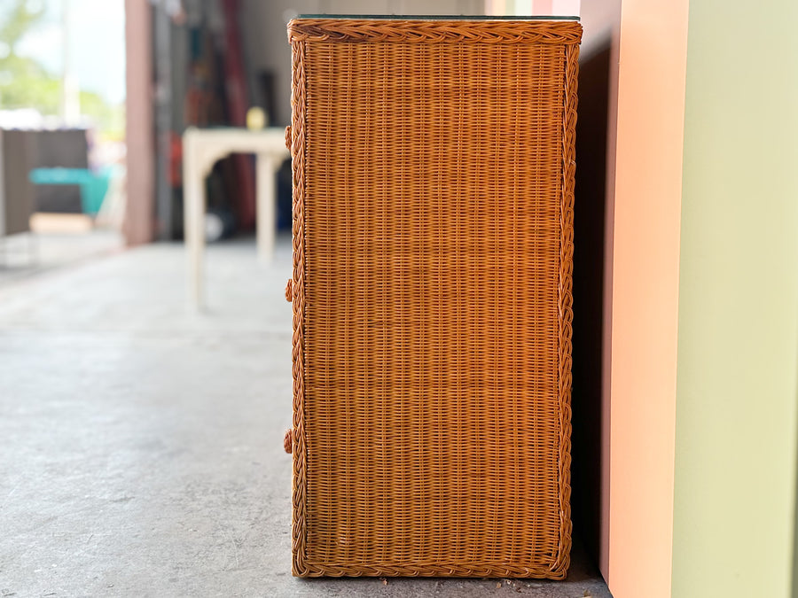 Coastal Wicker Double Dresser