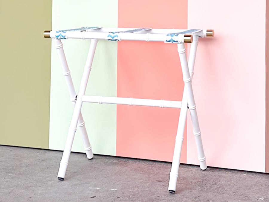 Faux Bamboo Luggage Rack - Kim