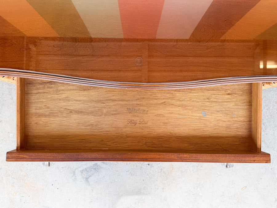 Henry Link Braided Wicker Desk