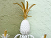 Pair of Italian Tole Pineapple Wall Sconces