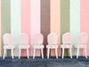 Set of Eight Shell Back Dining Chairs