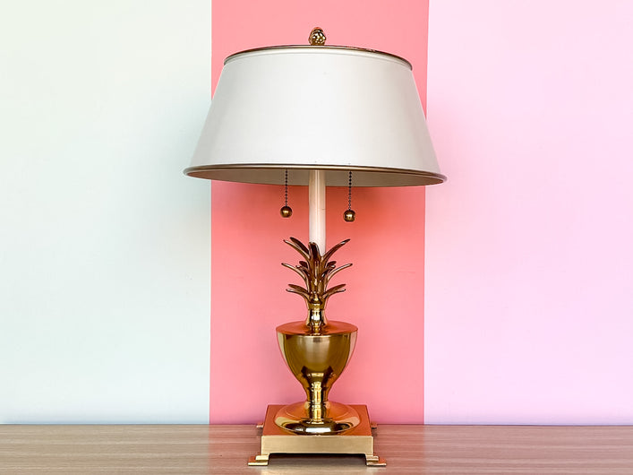 Brass Pineapple Lamp