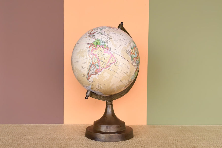 Brass Desktop Globe