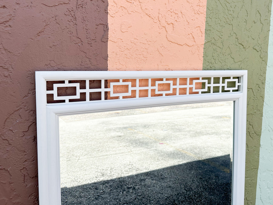 Palm Beach Chic Fretwork Mirror