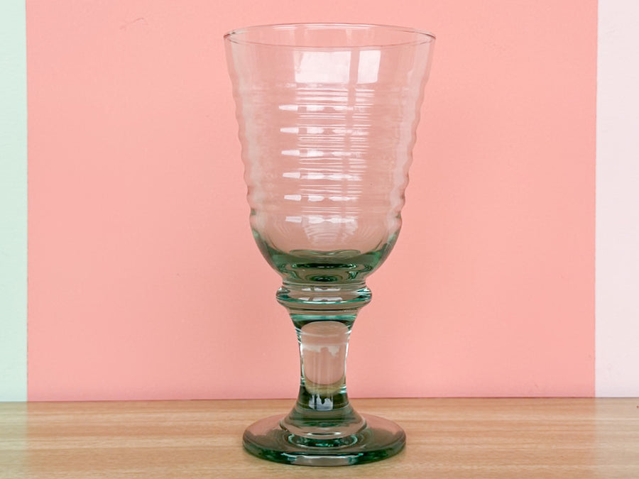 Set of Eight Sea Blue Glassware