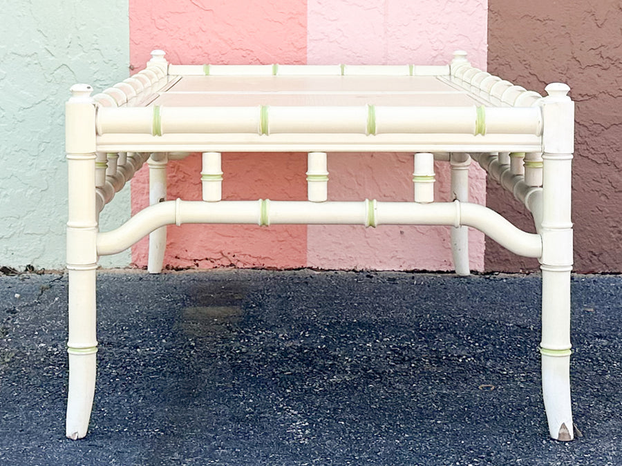 Thomasville Faux Bamboo Coffee Table